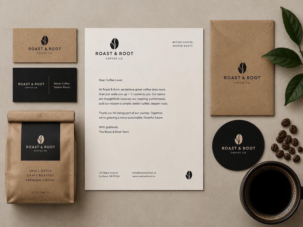 Roast & Root Coffee Identity